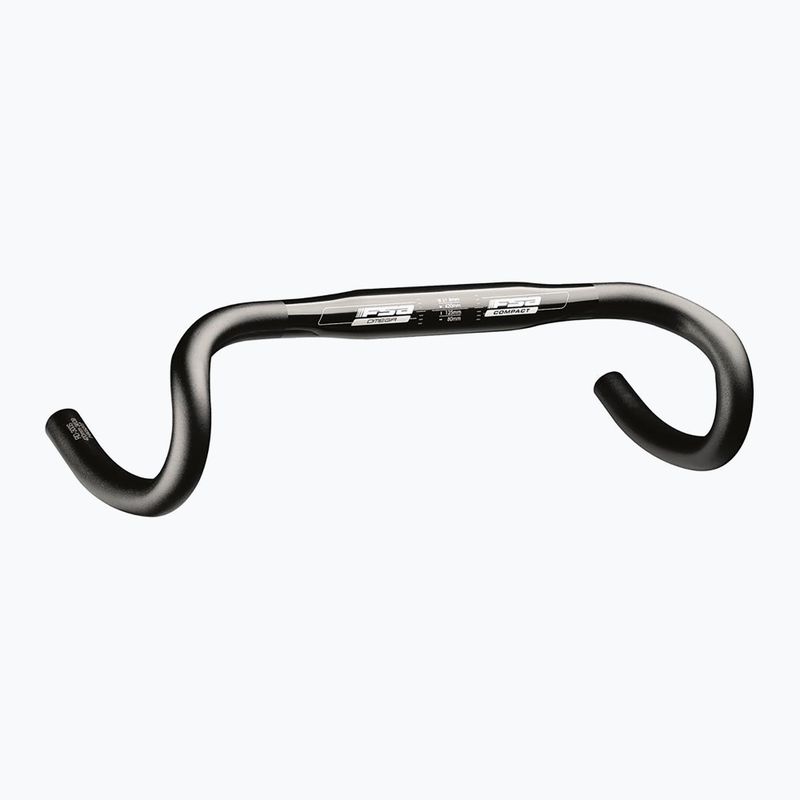 Kierownica FSA Omega Compact alu 380 mm black