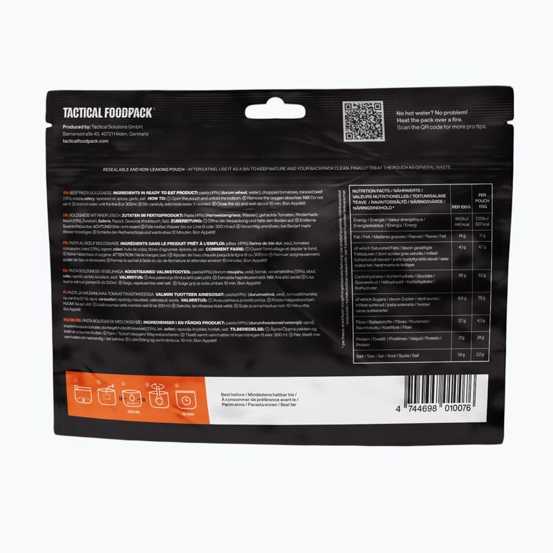 Żywność liofilizowana Tactical Foodpack Beef Pasta Bolognese 115 g 3