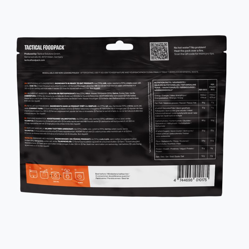 Żywność liofilizowana Tactical Foodpack Rice Pudding with Raspberries 390 g 3