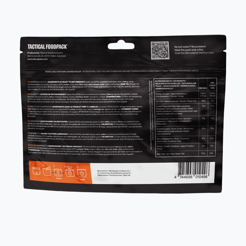 Żywność liofilizowana Tactical Foodpack Mushroom Risotto 580 g 3