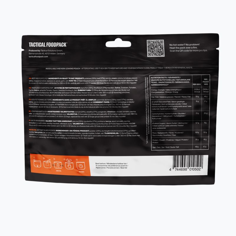 Żywność liofilizowana Tactical Foodpack Beef and Potato Pot 140 g 3