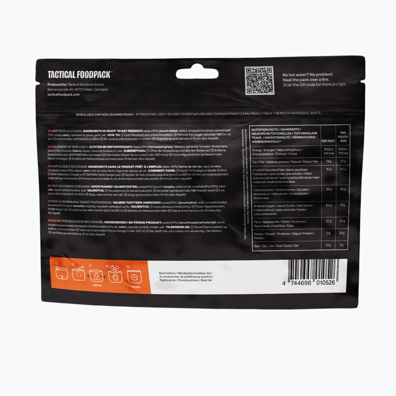 Żywność liofilizowana Tactical Foodpack Beef Pasta Bolognese 160 g 3