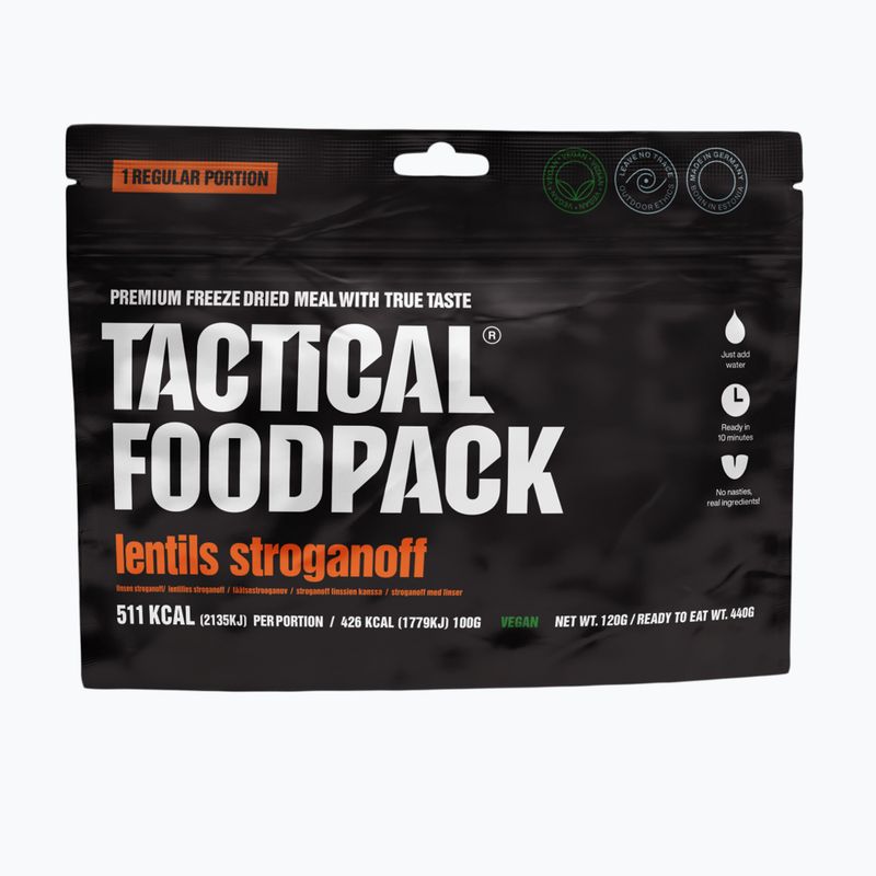 Żywność liofilizowana Tactical Foodpack Lentils Strogonoff Vege 120 g 2