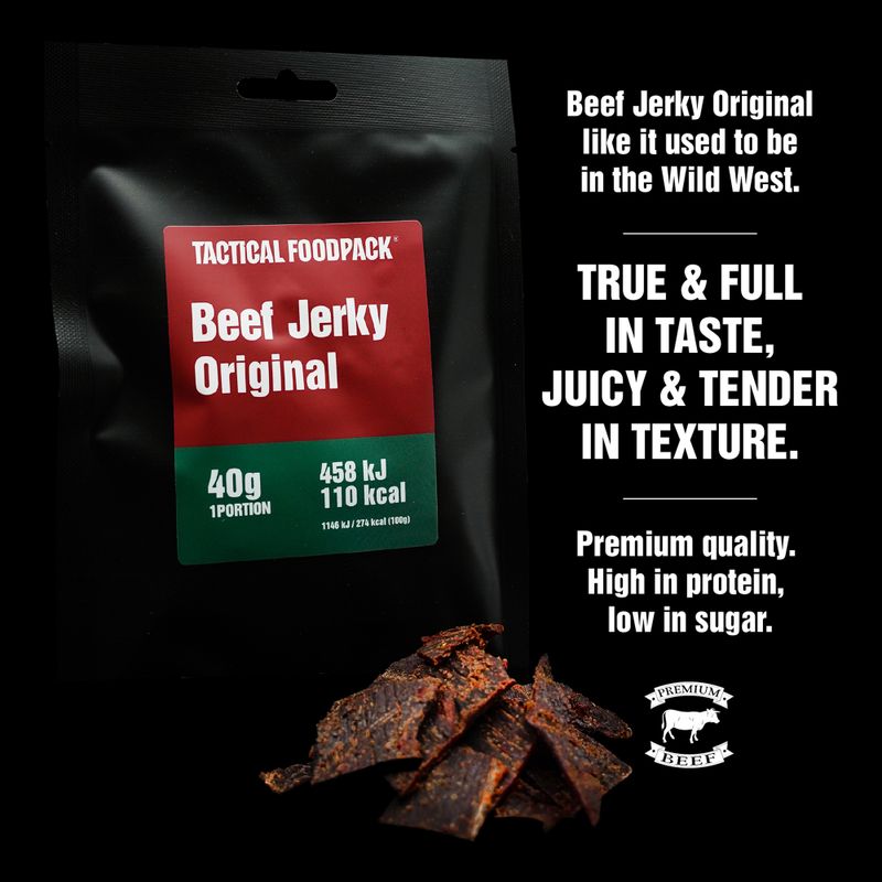 Suszona wołowina Tactical Foodpack Beef Jerky Original 40 g 3