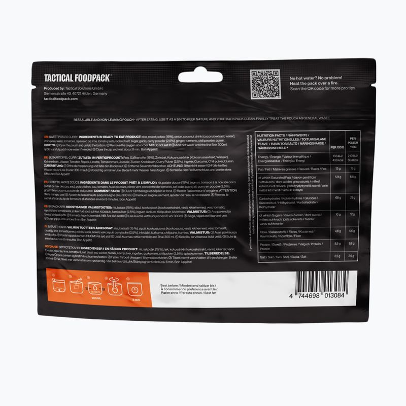 Żywność liofilizowana Tactical Foodpack Sweet Potato Curry Vege 415 g 3