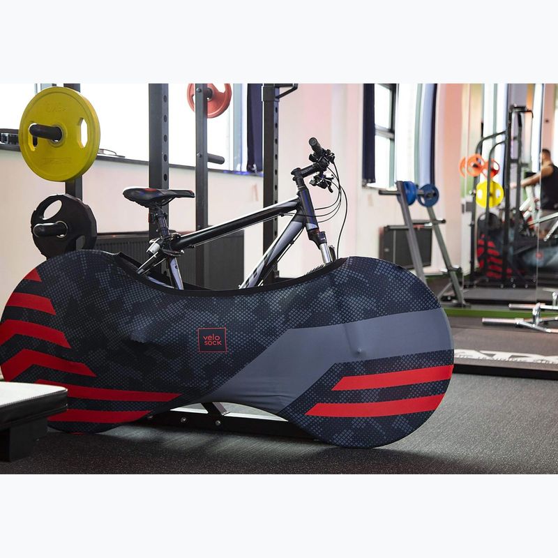 Pokrowiec rowerowy na koła VELOSOCK Red Lines 3
