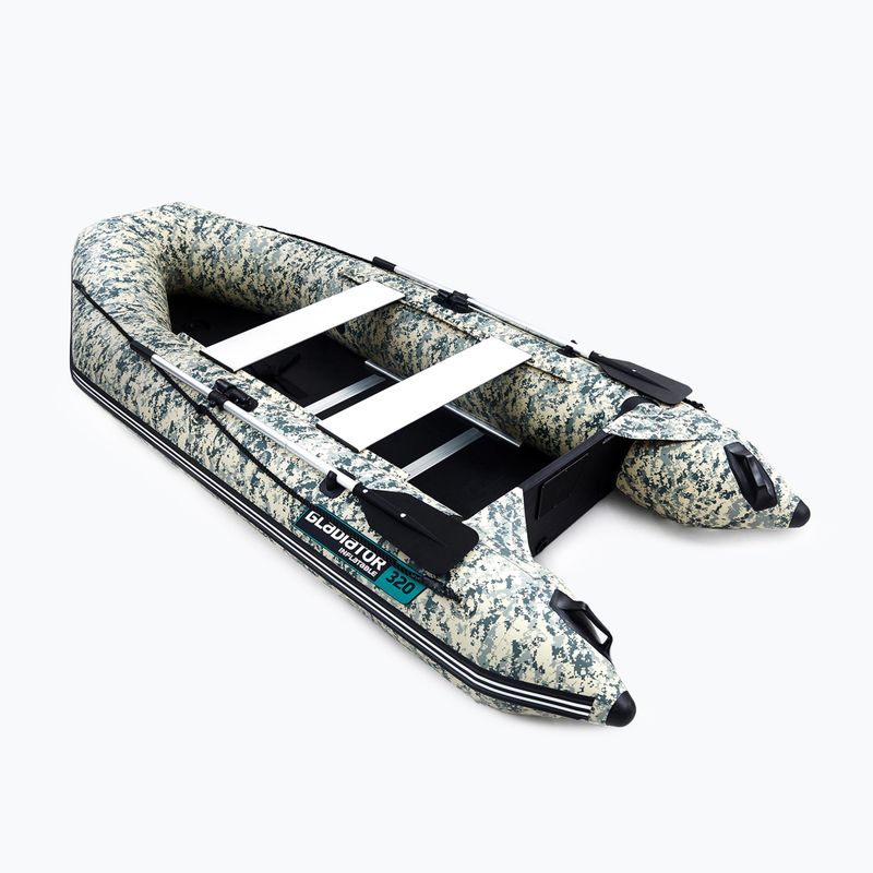 Ponton 4-osobowy Gladiator AK320 camo digital 3