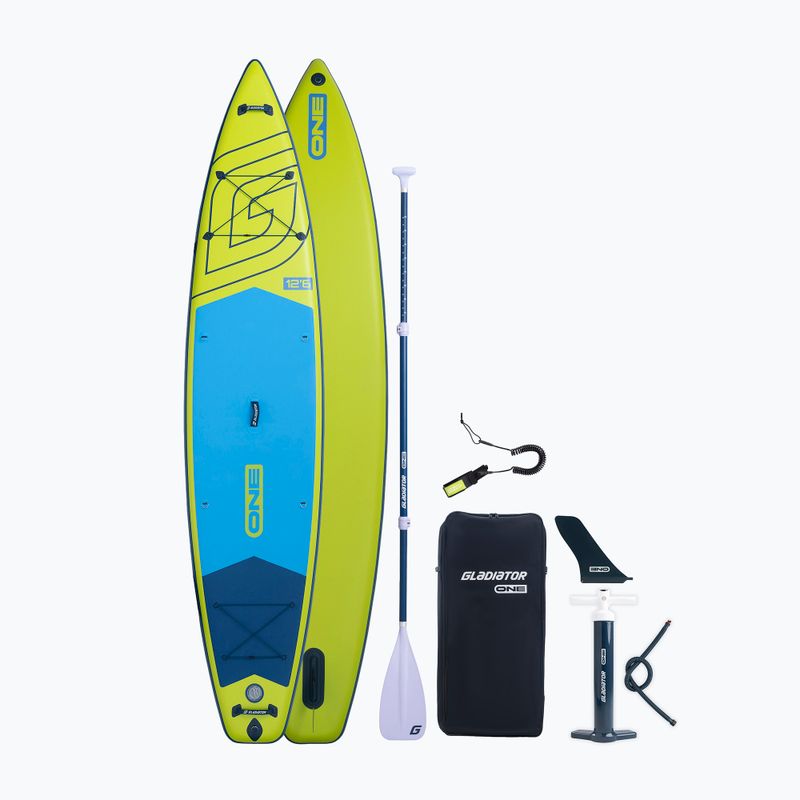 Zestaw deska SUP pompowana Gladiator One 12'6" lime