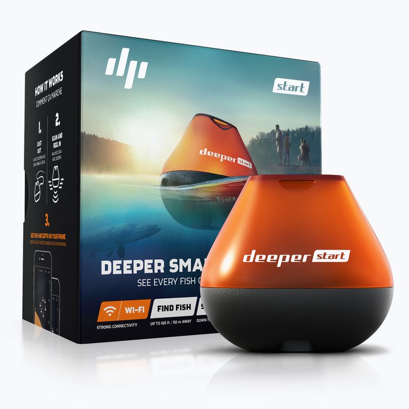 Echosonda wędkarska Deeper Smart Sonar Start czerwona 2