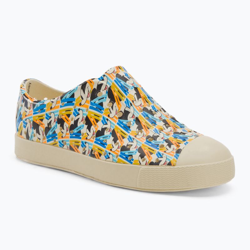 Buty dziecięce Native NA12112001 Jefferson Print Disney Jr bone white/bone white/stay positive tile