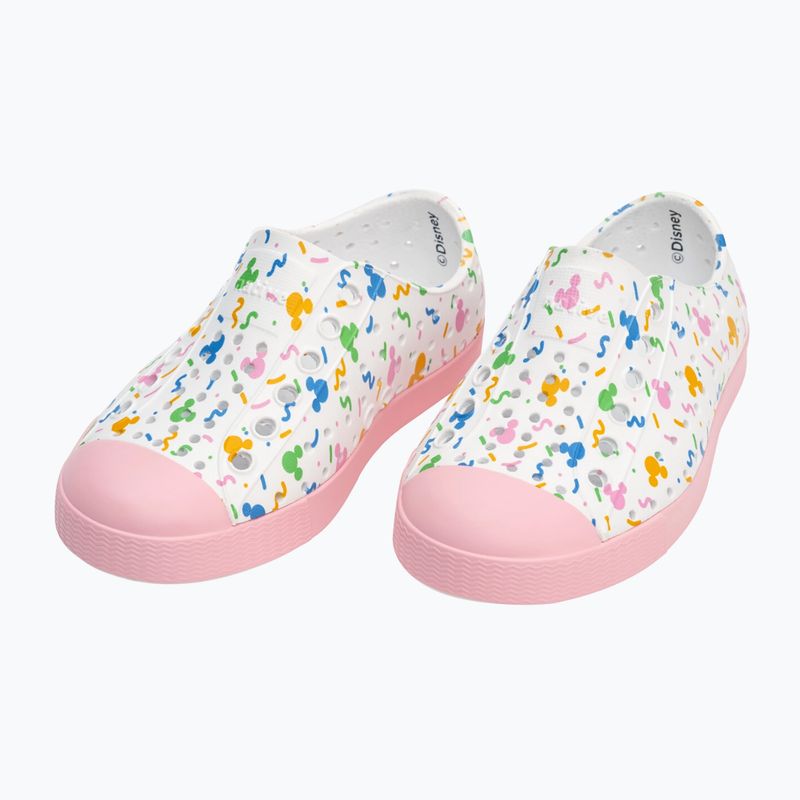 Buty dziecięce Native NA12112001 Jefferson Print Disney Jr shell white/princess pink/pastel white confetti 11