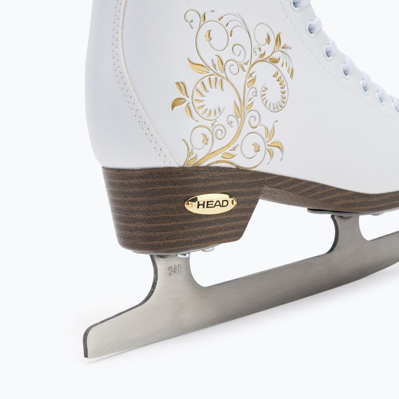 Łyżwy figurowe damskie HEAD F400 biały 8
