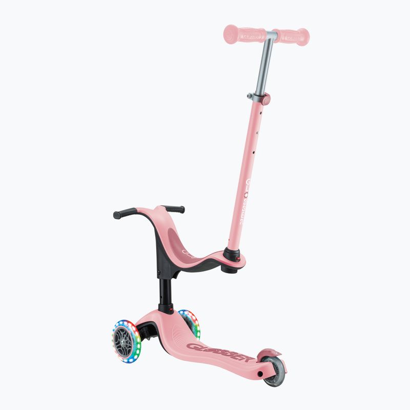 Hulajnoga trójkołowa dziecięca Globber Go.Up Deluxe Lights deep pink 4