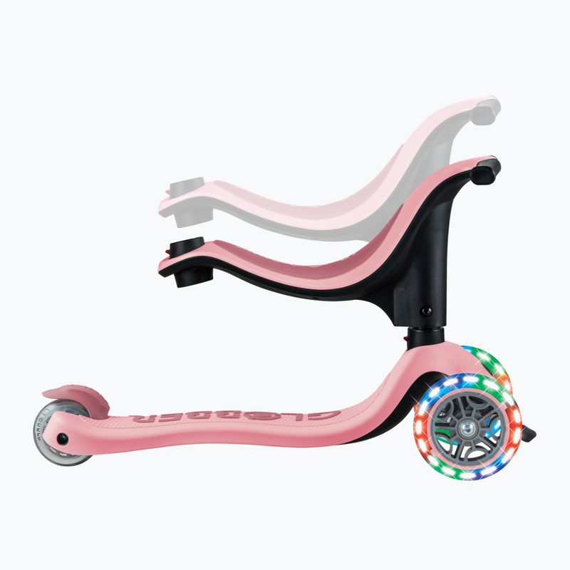 Hulajnoga trójkołowa dziecięca Globber Go.Up Deluxe Lights deep pink 9