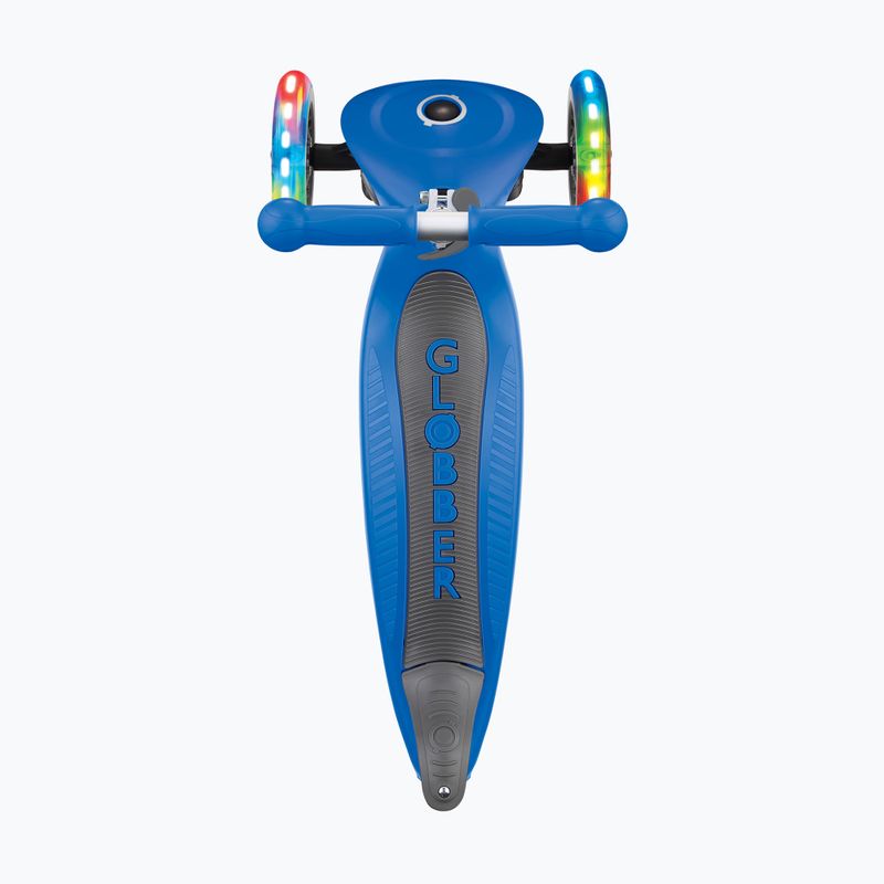 Hulajnoga trójkołowa dziecięca Globber Junior Foldable Lights navy blue 4