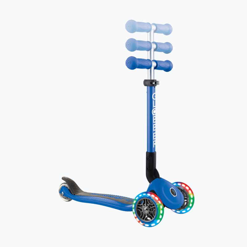 Hulajnoga trójkołowa dziecięca Globber Junior Foldable Lights navy blue 7
