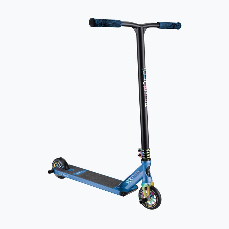 Hulajnoga freestylowa dziecięca Globber Stunt GS 900 Deluxe black/neochrome blue