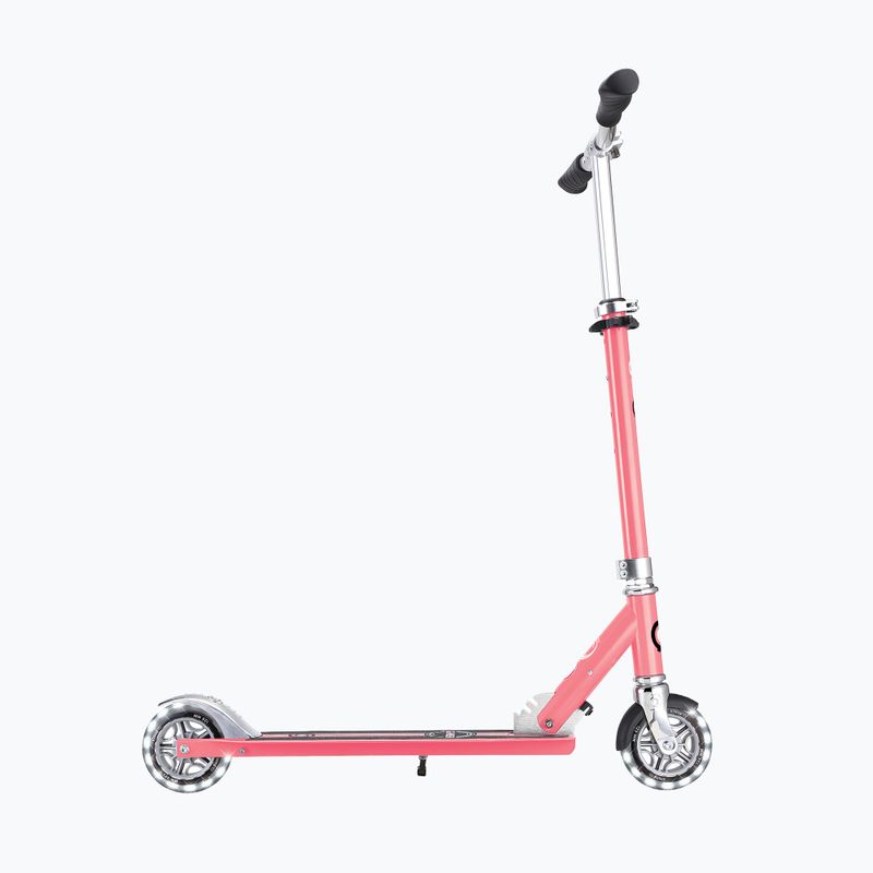 Hulajnoga miejska dziecięca Globber Flow Element Lights coral pink 2