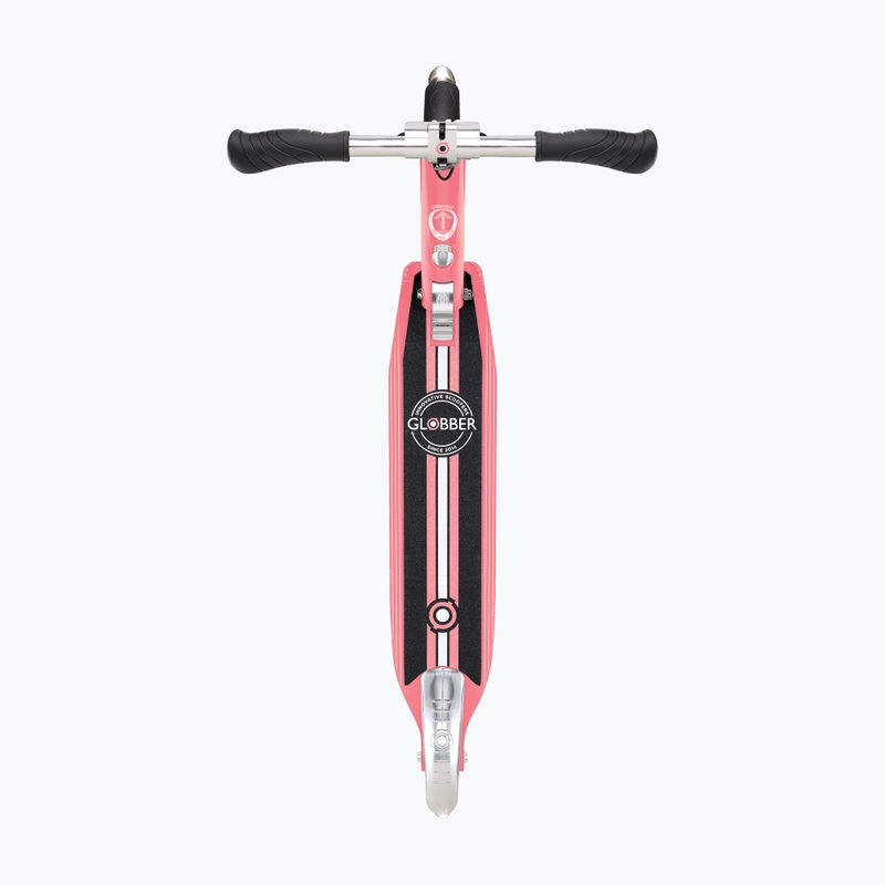 Hulajnoga miejska dziecięca Globber Flow Element Lights coral pink 4