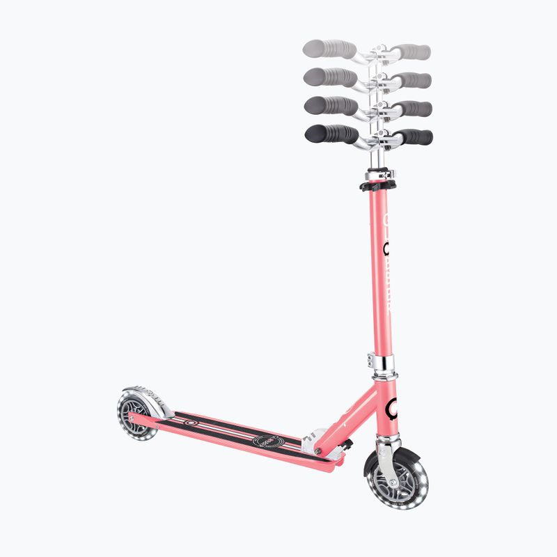 Hulajnoga miejska dziecięca Globber Flow Element Lights coral pink 7