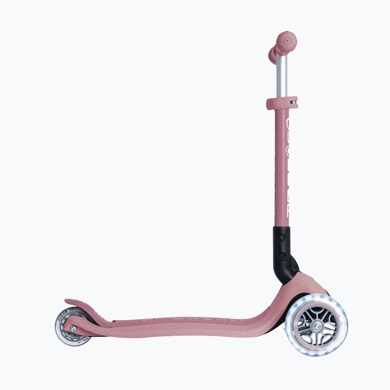 Hulajnoga trójkołowa dziecięca Globber Junior Foldable Lights Eco berry 2