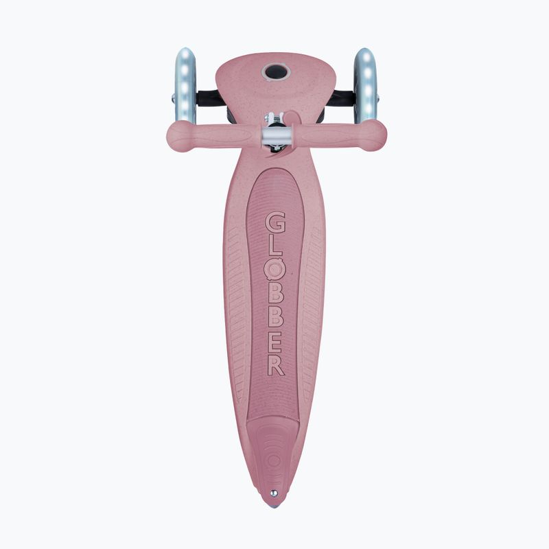 Hulajnoga trójkołowa dziecięca Globber Junior Foldable Lights Eco berry 4
