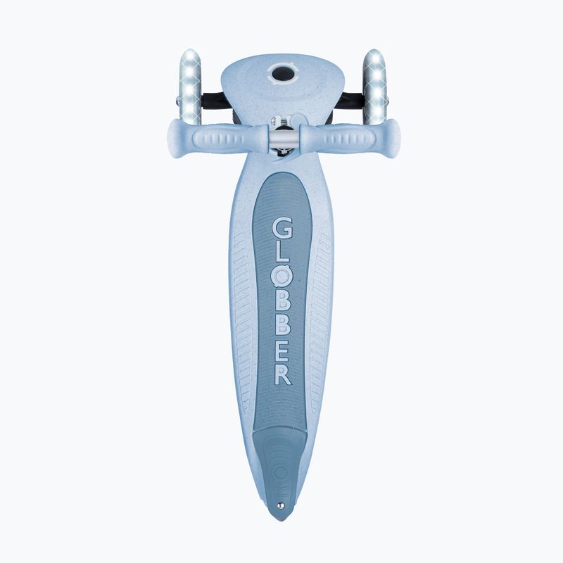 Hulajnoga trójkołowa dziecięca Globber Junior Primo Foldable Lights Eco blueberry 4