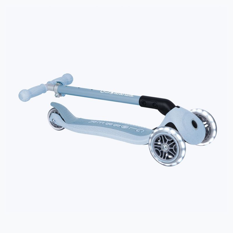 Hulajnoga trójkołowa dziecięca Globber Junior Primo Foldable Lights Eco blueberry 5