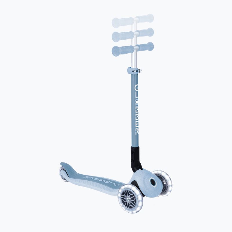 Hulajnoga trójkołowa dziecięca Globber Junior Primo Foldable Lights Eco blueberry 9