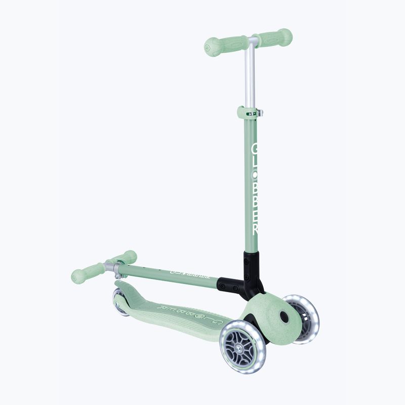 Hulajnoga trójkołowa dziecięca Globber Junior Primo Foldable Lights Eco pistachio 9