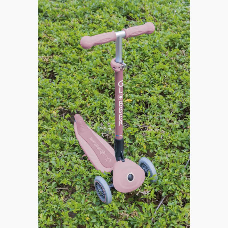 Hulajnoga trójkołowa dziecięca Globber Junior Primo Foldable Lights Eco berry 9