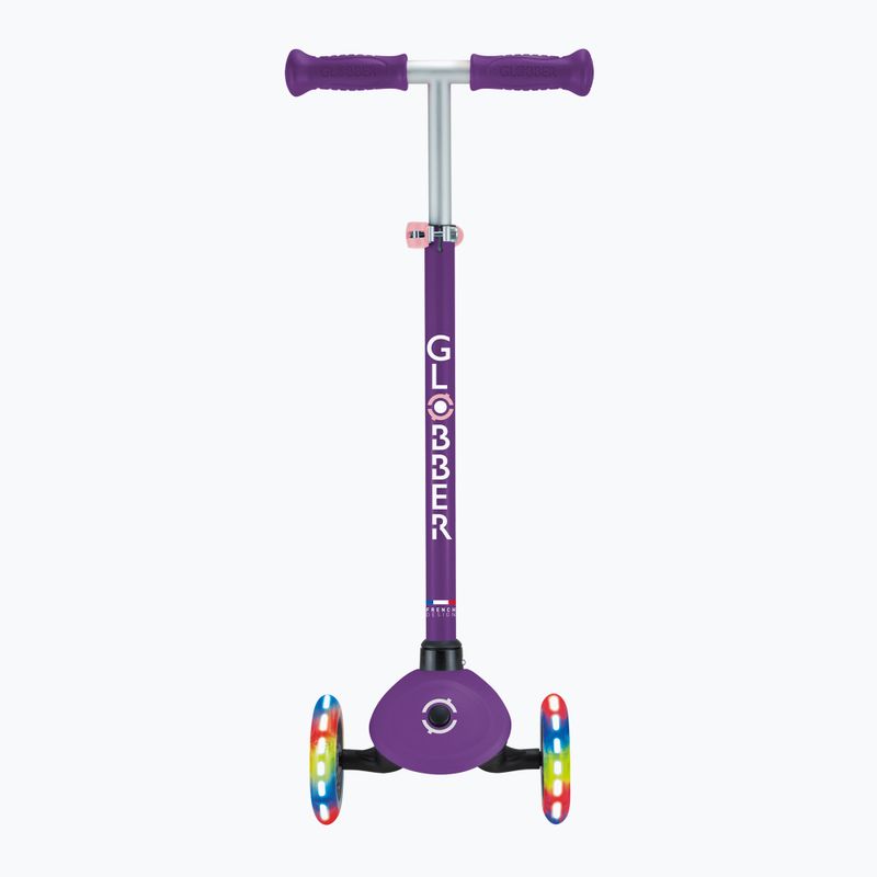 Hulajnoga trójkołowa dziecięca Globber Primo Lights dark purple 5