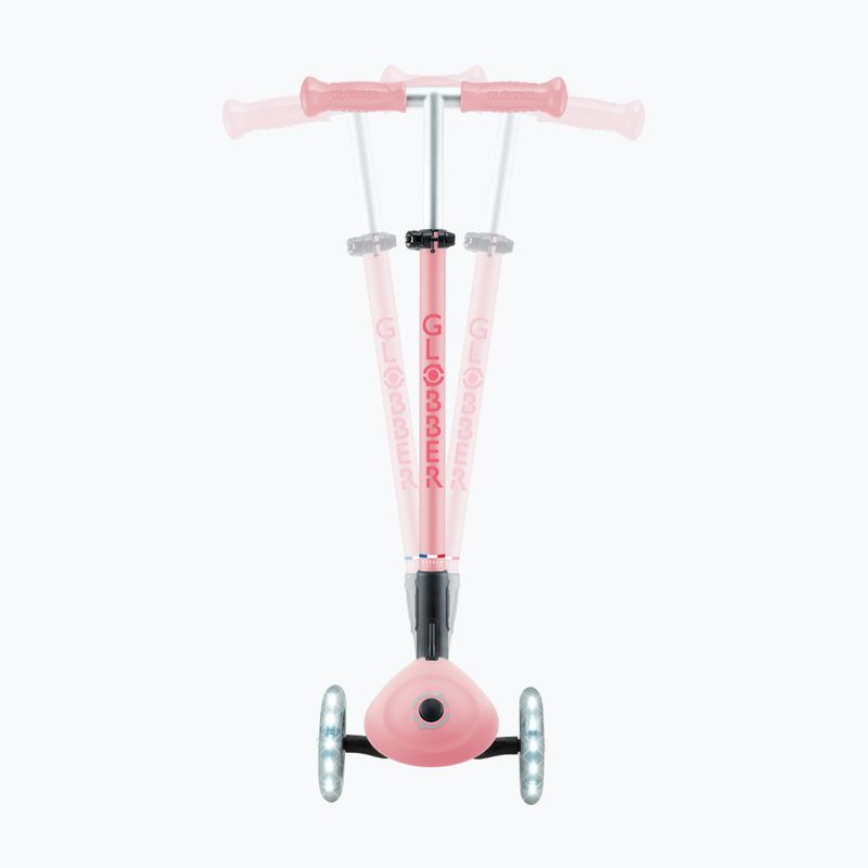 Hulajnoga trójkołowa dziecięca Globber Primo Foldable Plus Lights pastel pink 9