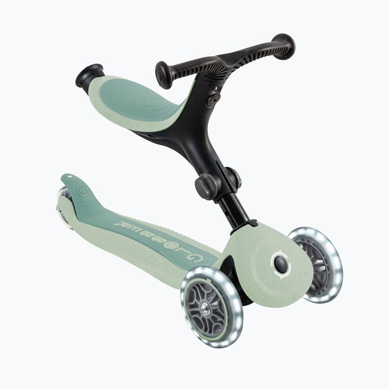 Hulajnoga trójkołowa dziecięca Globber Go.Up Active Ecologic Lights pistachio 4