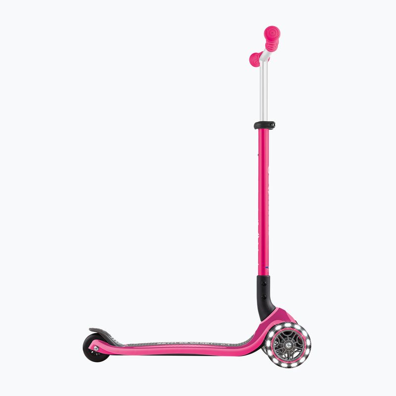 Hulajnoga trójkołowa dziecięca Globber Master Lights fuchsia 2