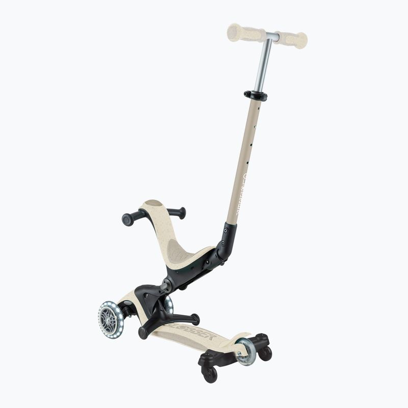 Hulajnoga trójkołowa dziecięca Globber Go.Up Deluxe Lights Ecologic 360 coconut 4