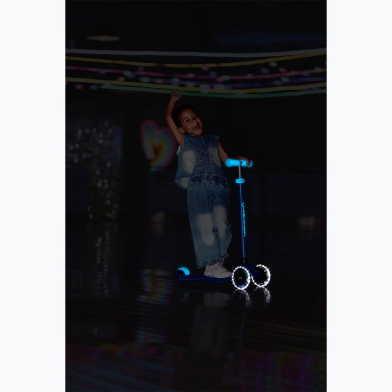 Hulajnoga trójkołowa dziecięca Globber Primo Plus Glow Lights petrol blue 16