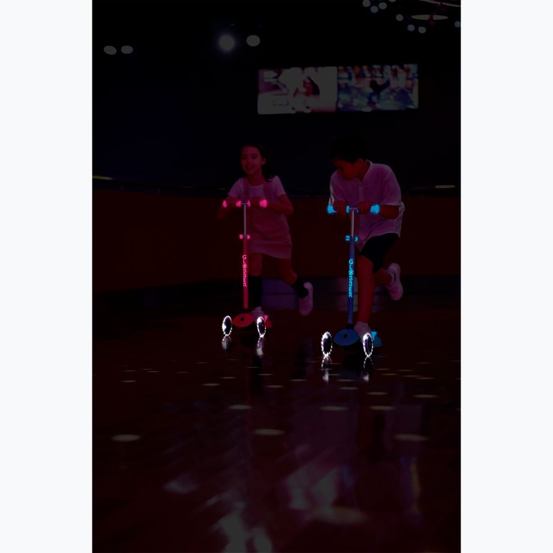 Hulajnoga trójkołowa dziecięca Globber Primo Plus Glow Lights coral pink 16