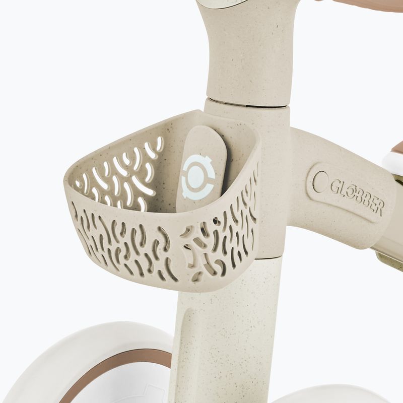 Rowerek biegowy czterokołowy Globber Learning Bike Ecologic coconut 4
