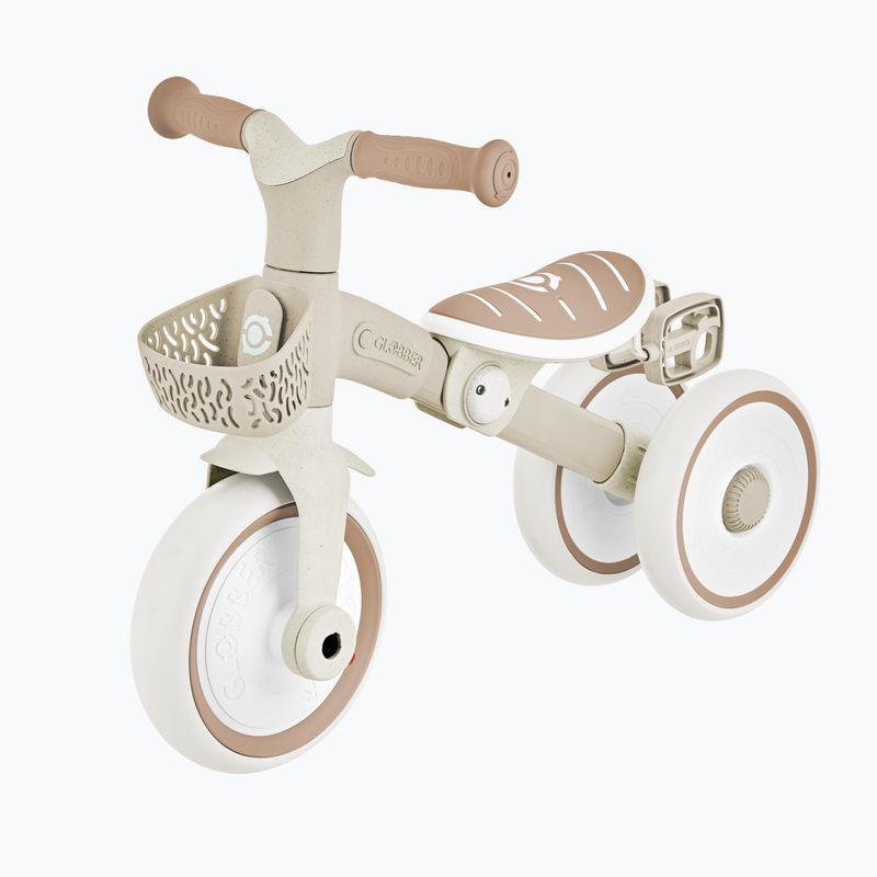 Rowerek biegowy trójkołowy Globber Learning Trike 2w1 Plus Ecologic coconut 4