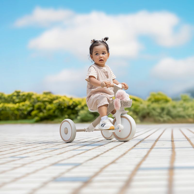 Rowerek biegowy trójkołowy Globber Learning Trike 2w1 Plus Ecologic coconut 12
