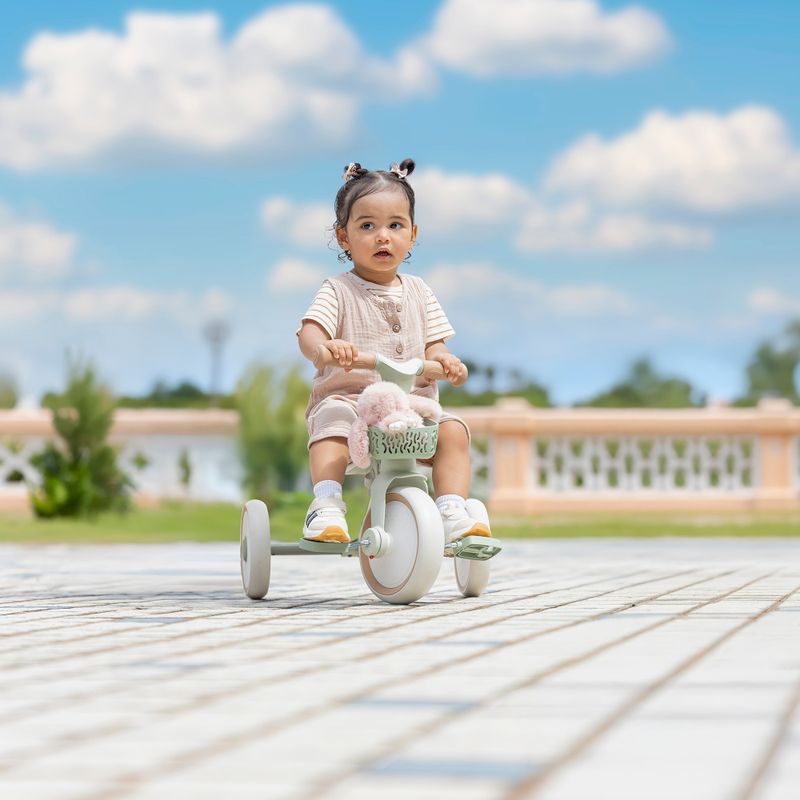 Rowerek biegowy trójkołowy Globber Learning Trike 2w1 Plus Ecologic pistachio 13