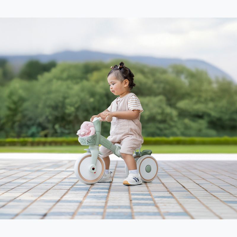 Rowerek biegowy trójkołowy Globber Learning Trike 2w1 Plus Ecologic pistachio 14