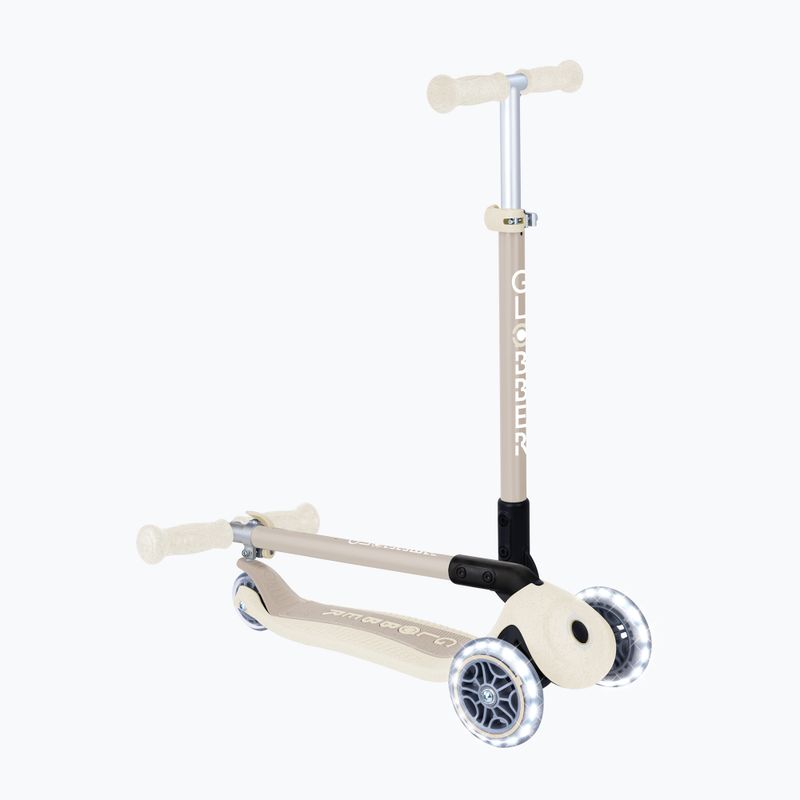 Hulajnoga trójkołowa dziecięca Globber Junior Primo Foldable Lights Eco coconut 6