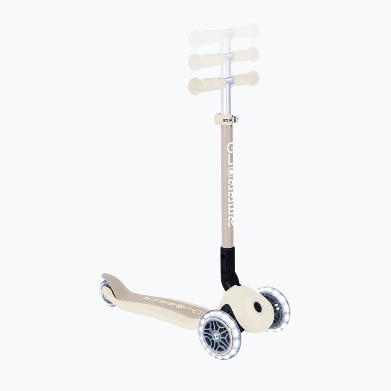 Hulajnoga trójkołowa dziecięca Globber Junior Primo Foldable Lights Eco coconut 10