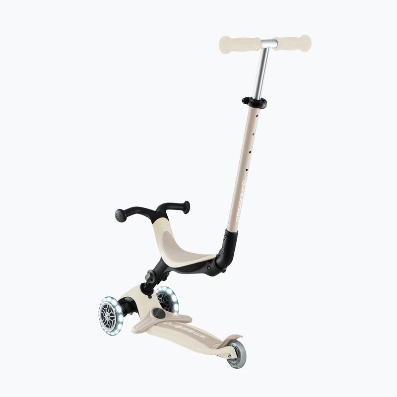 Hulajnoga trójkołowa dziecięca Globber Go.Up Active Ecologic Lights coconut 9