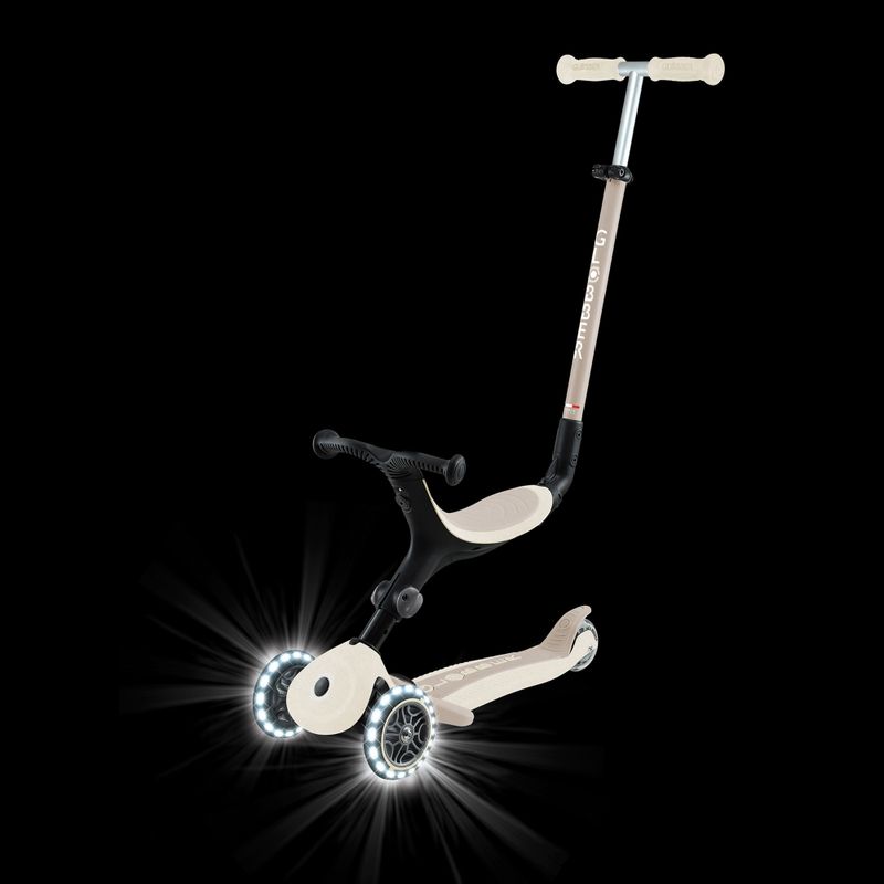 Hulajnoga trójkołowa dziecięca Globber Go.Up Active Ecologic Lights coconut 17