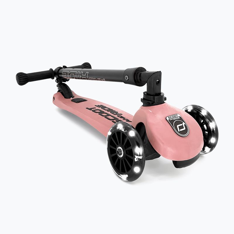 Hulajnoga trójkołowa dziecięca Scoot & Ride Highwaykick 3 LED rose 6