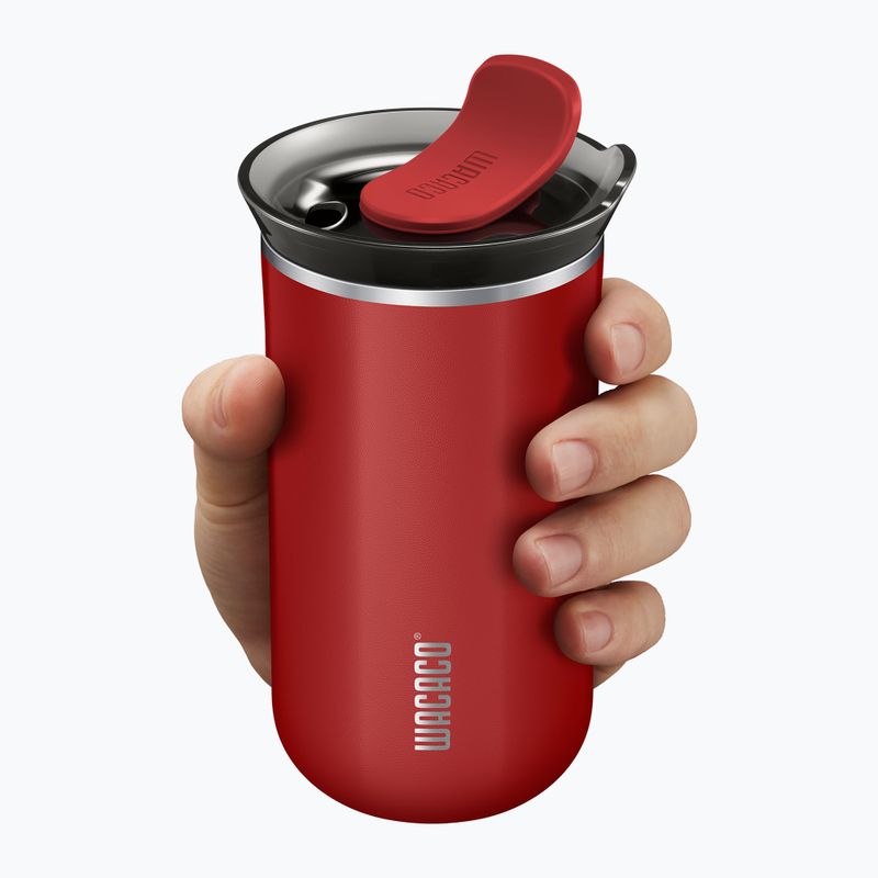 Kubek termiczny WACACO Octaroma Lungo 300 ml carmine red 4