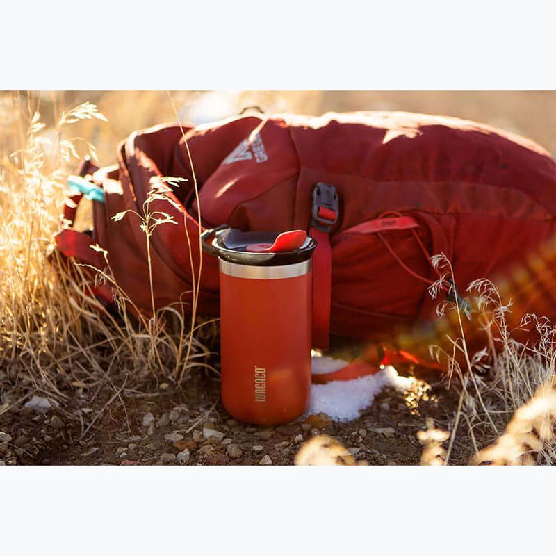 Kubek termiczny WACACO Octaroma Lungo 300 ml carmine red 6